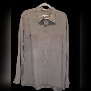 Zadig & Voltaire Relaxed Button-Down Shirt in Gray